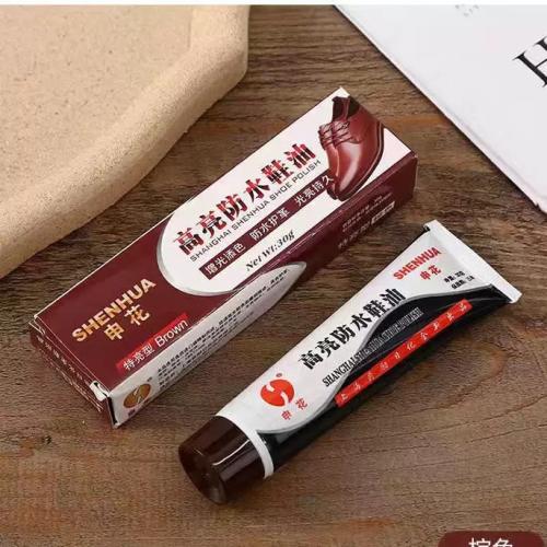 Крем для обуви тюбик, коричневый