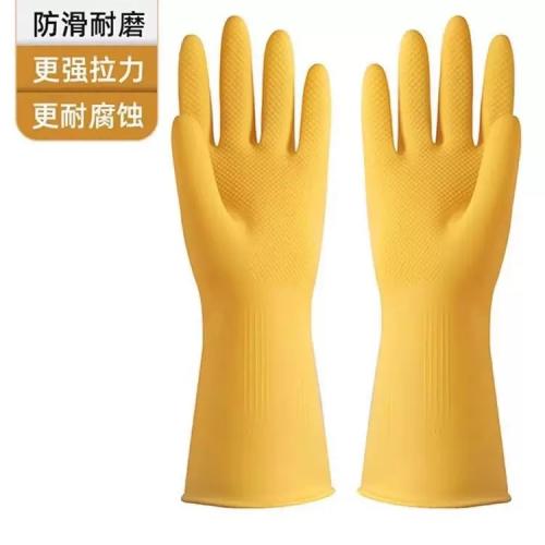 Перчатки силиконовые, желтые Л