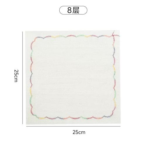 Тряпка марлевая 25*25 с узором